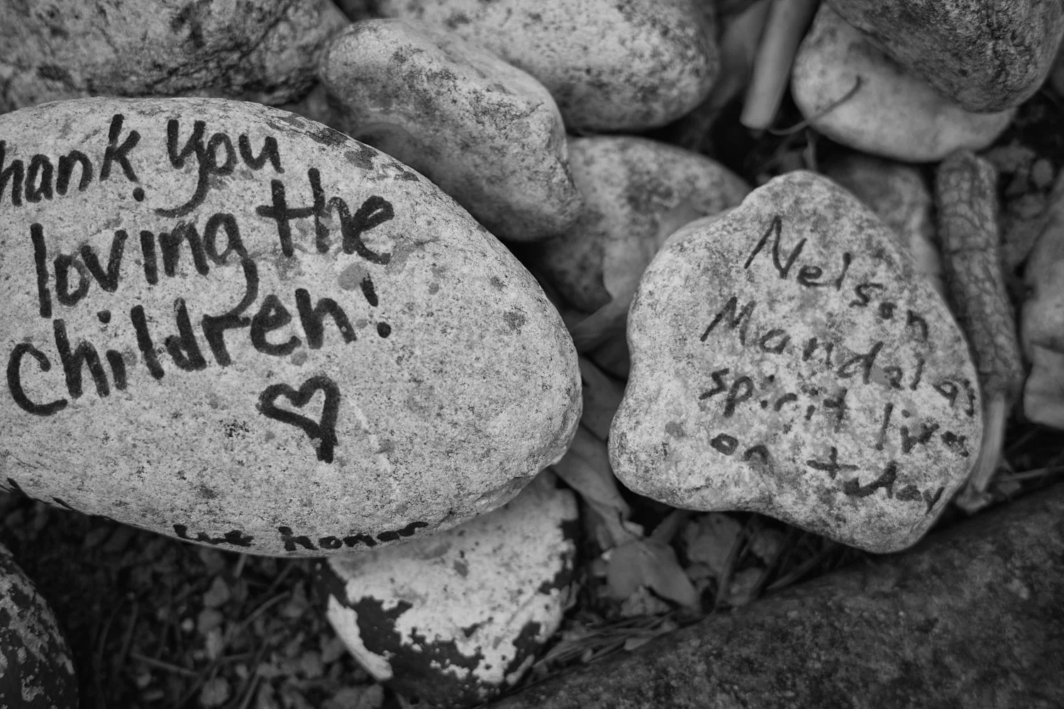 Painted stones — Soweto Township