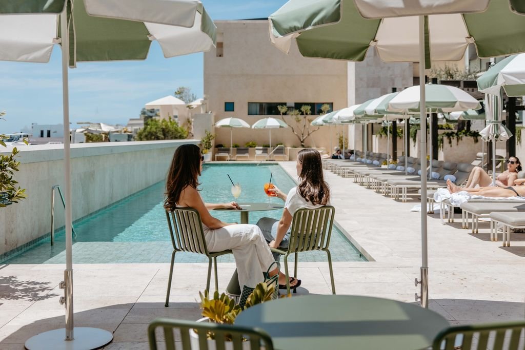 A Hotel Sorrento room with a private outlook