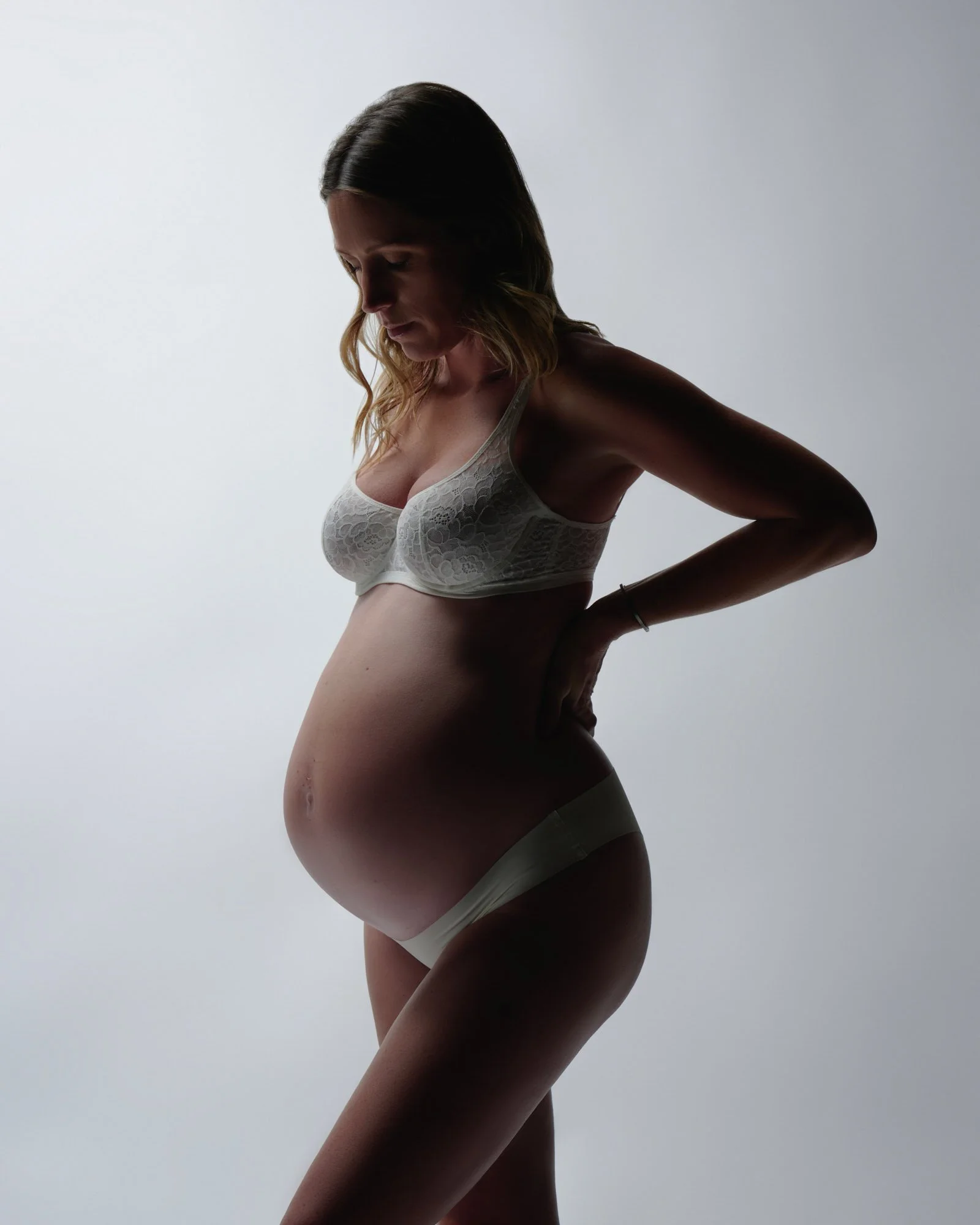 Maternity studio portrait by Ethan Herrold