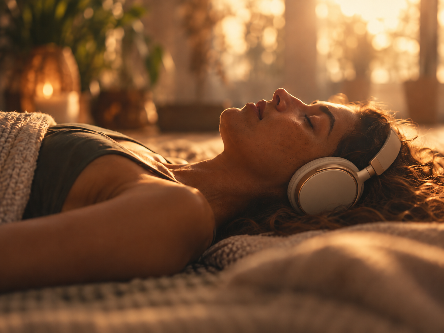 Integration phase of Revelation Breathwork with headphones