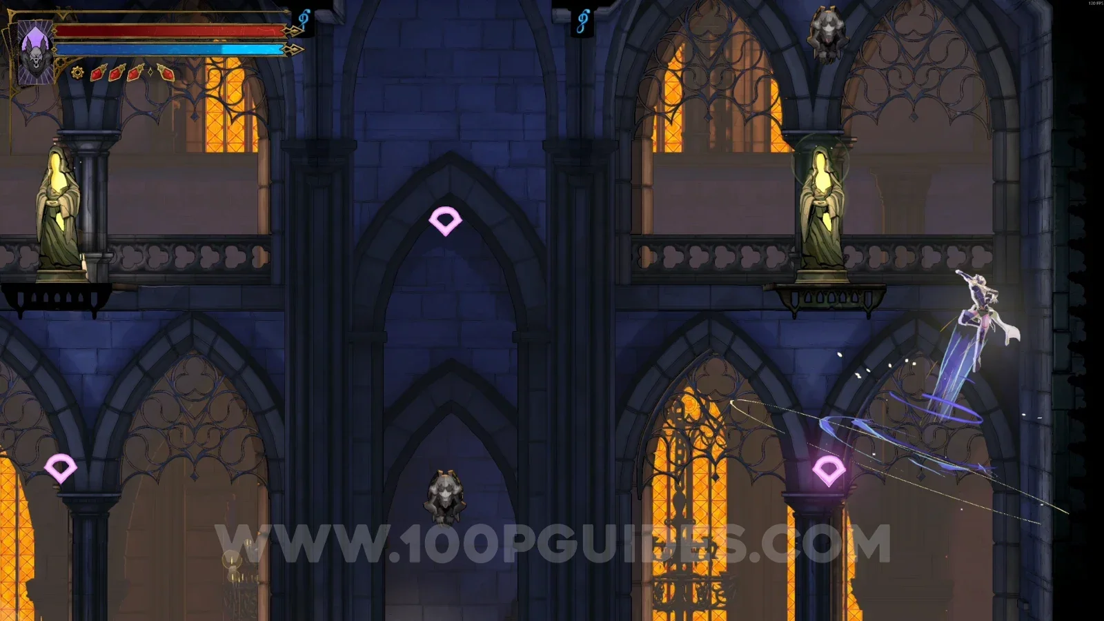 Castlevania Belmonts Curse Nave: XP Statues #122 and #123 side by side at the top