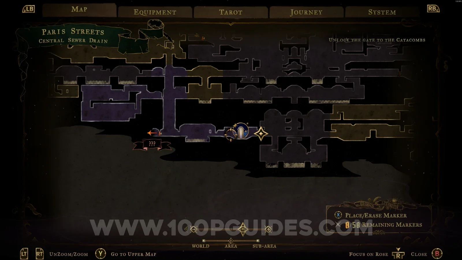 Castlevania Belmonts Curse Paris Streets: the Central Sewer Drain, where Mirror Of Life #2 is found