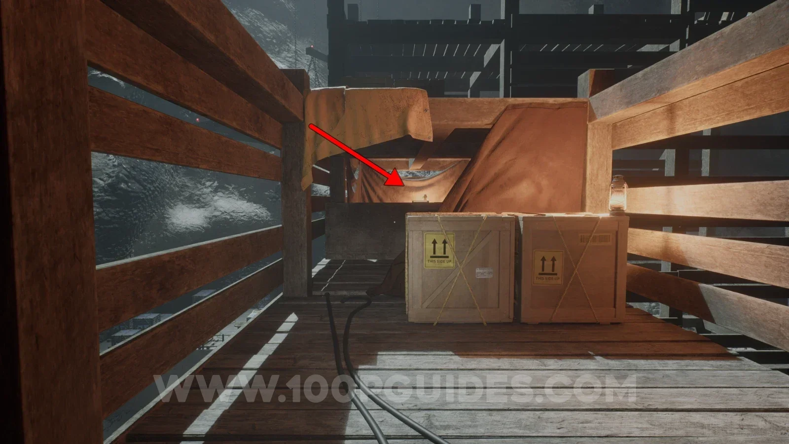 Terrible Lizards Chapter 3: No more music note past the generator and over the boxes in the wooden structure