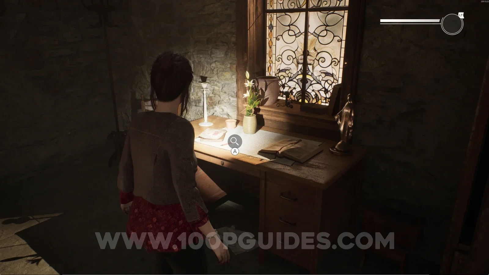 Remothered: Red Nuns Legacy Convent: the sketch on top of the table in the same room