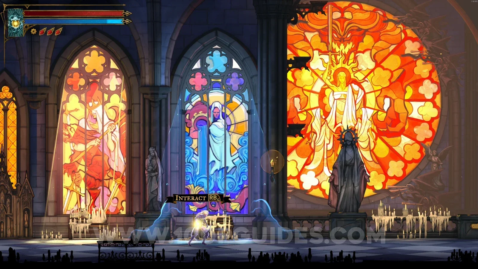 Castlevania Belmonts Curse: completing the second stained glass window challenge in Notre-Dame