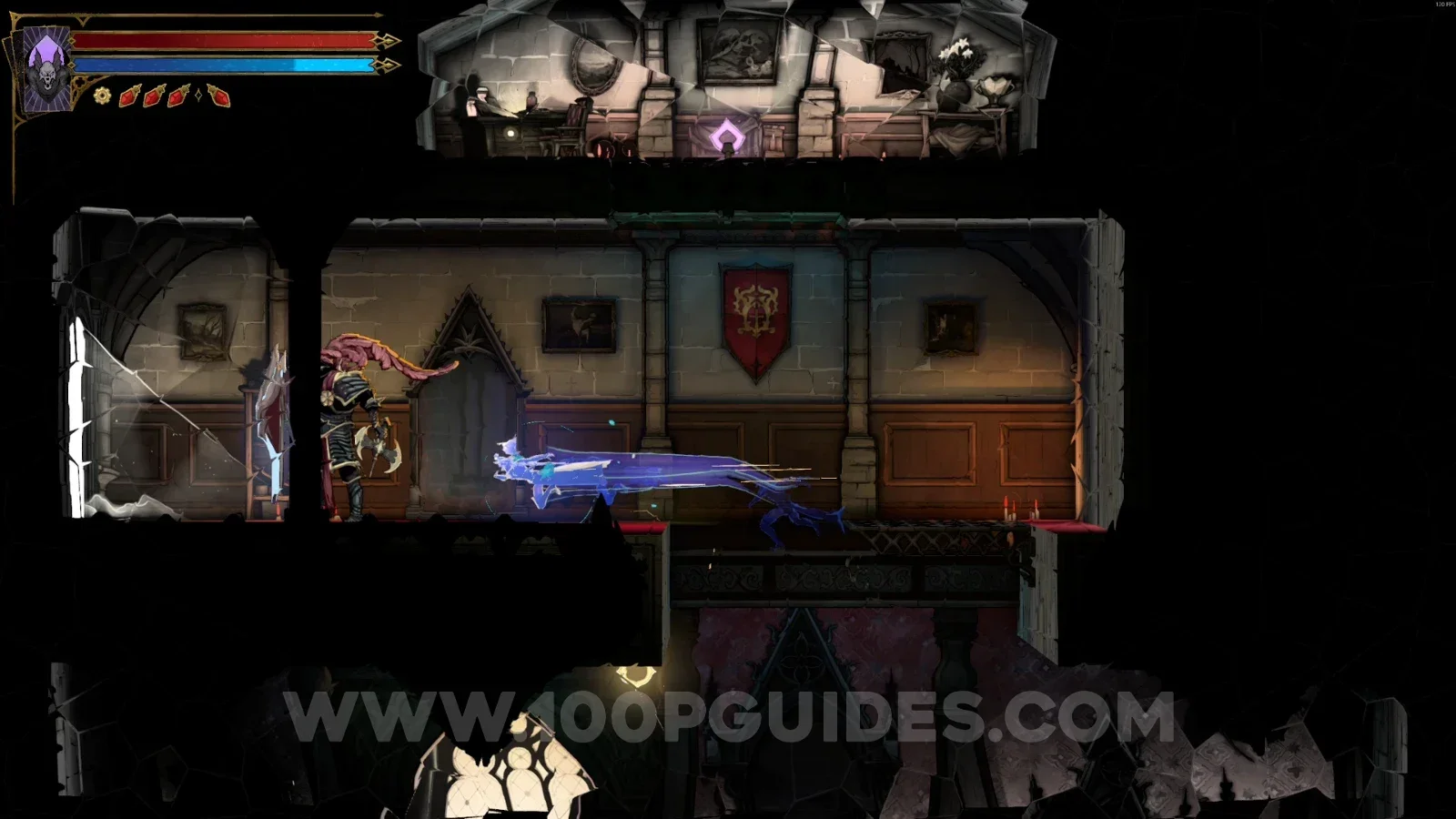 Castlevania Belmonts Curse Hall of Mirrors: the room with three large mirrors