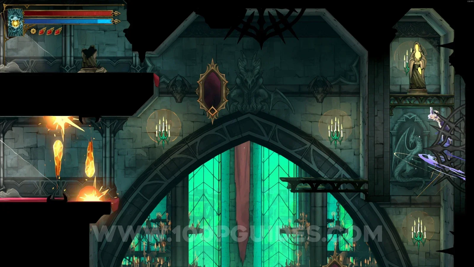 Castlevania Belmonts Curse Ballrooms: XP Statue #80 on the right side of the area