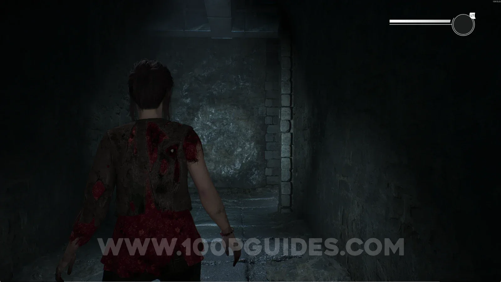 Remothered: Red Nuns Legacy Catacombs: the corridor after the cutscene