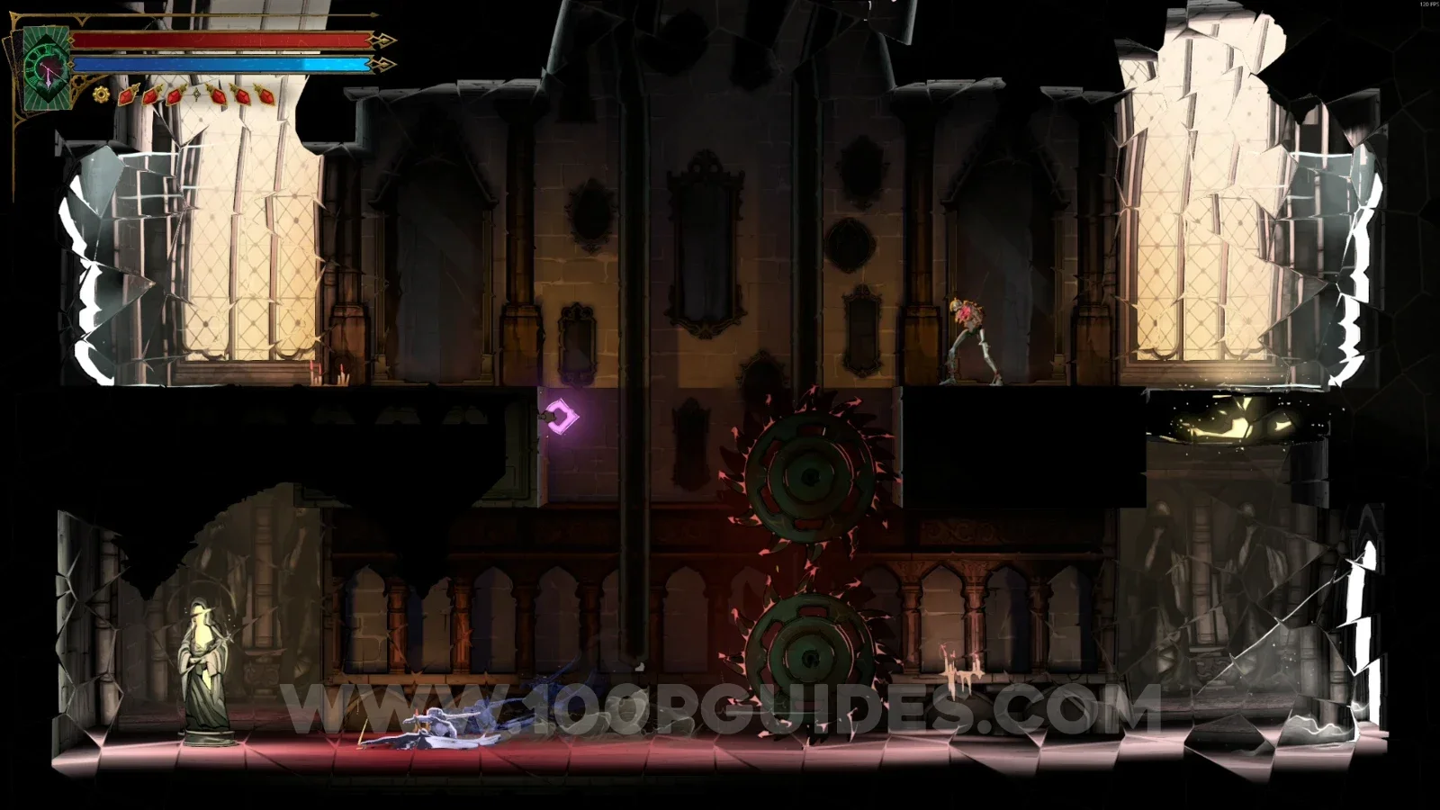 Castlevania Belmonts Curse Gallery Of Glass: XP Statue #14 in the lowest area
