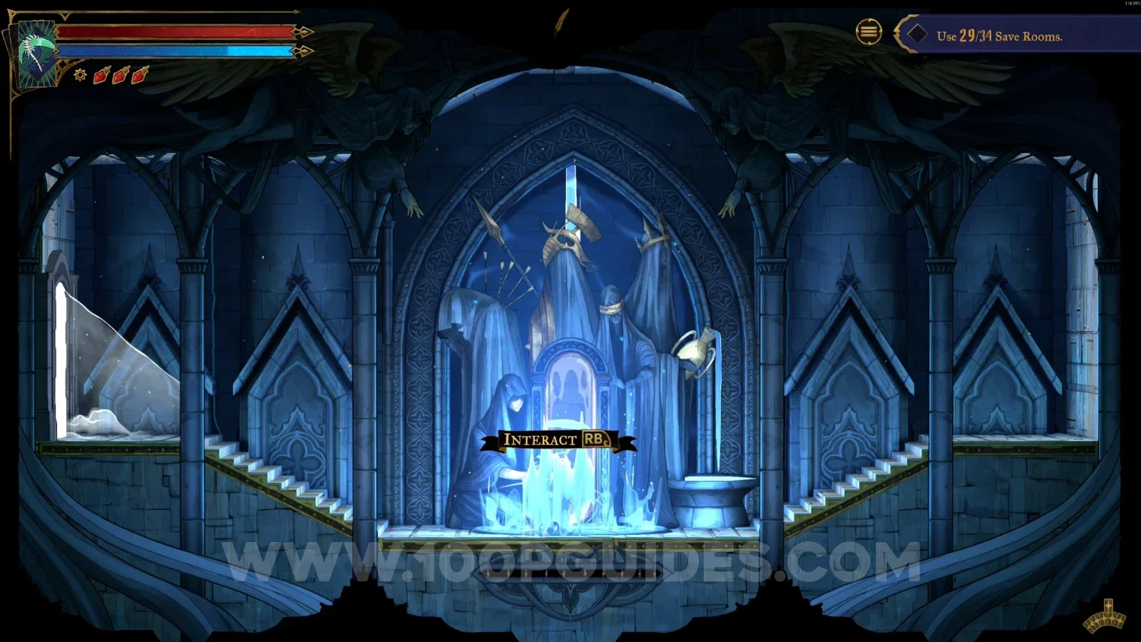 Castlevania Belmont's Curse Eastern Summit: Mirror Of Life #3 on the right side of the XP Statue #14 area
