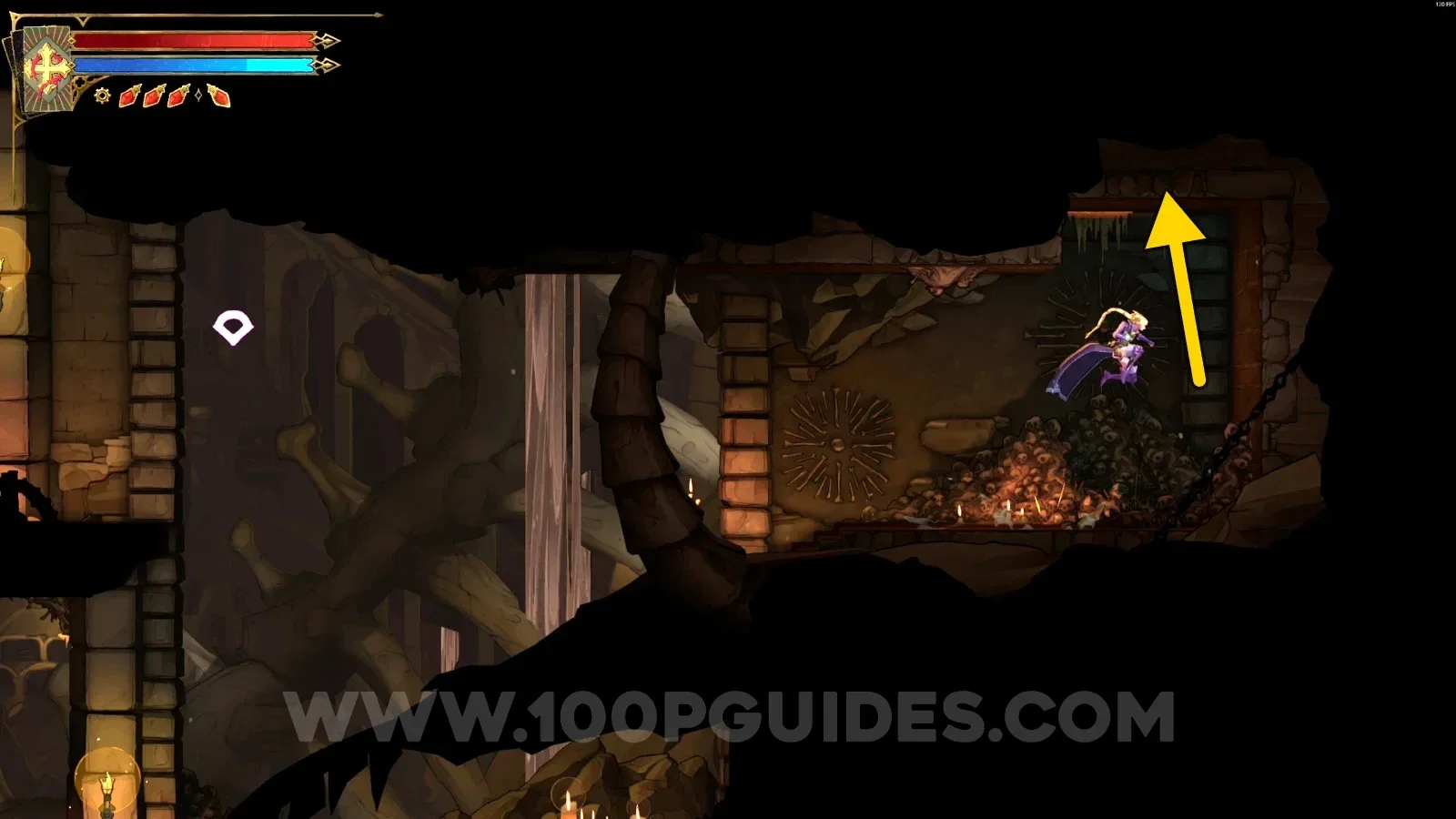 Castlevania Belmonts Curse Chamber Of Whispers: XP Statue #6 in the secret room