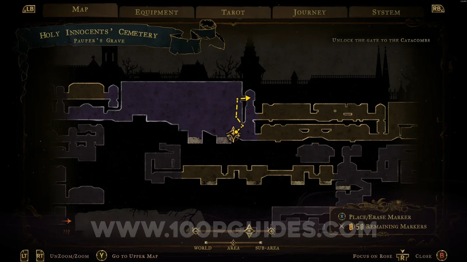 Castlevania Belmont's Curse Pauper's Grave: climbing up the area with the Arcane Whip