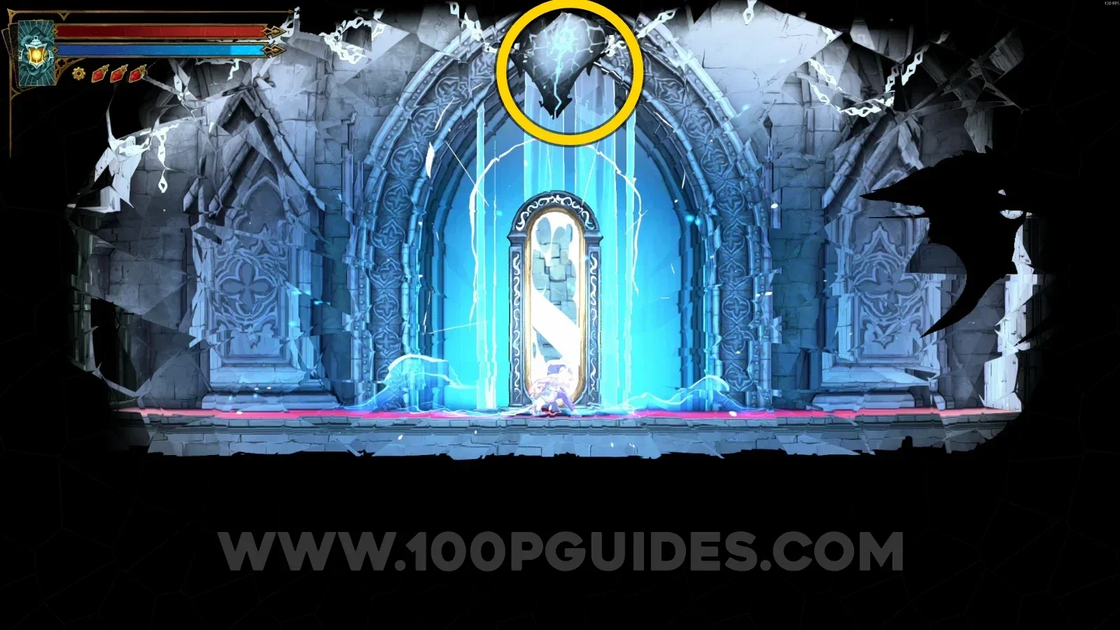 Castlevania Belmonts Curse Mechanic's Ascent: crouching in front of the mirror to return