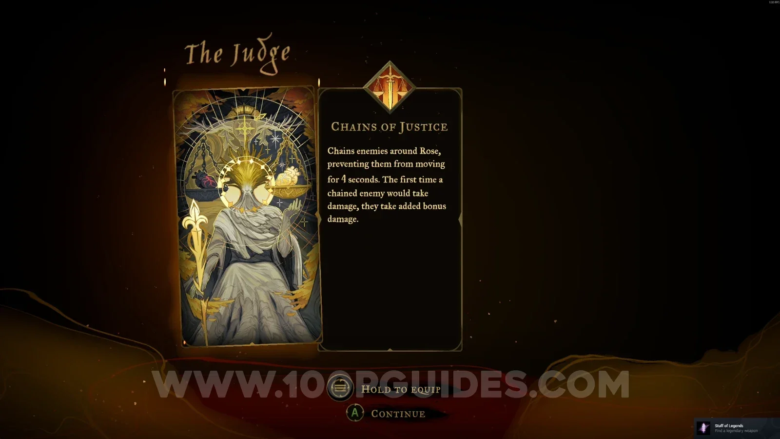 Castlevania Belmonts Curse: Chains Of Justice arcana received from The Judge in the Palace of Justice