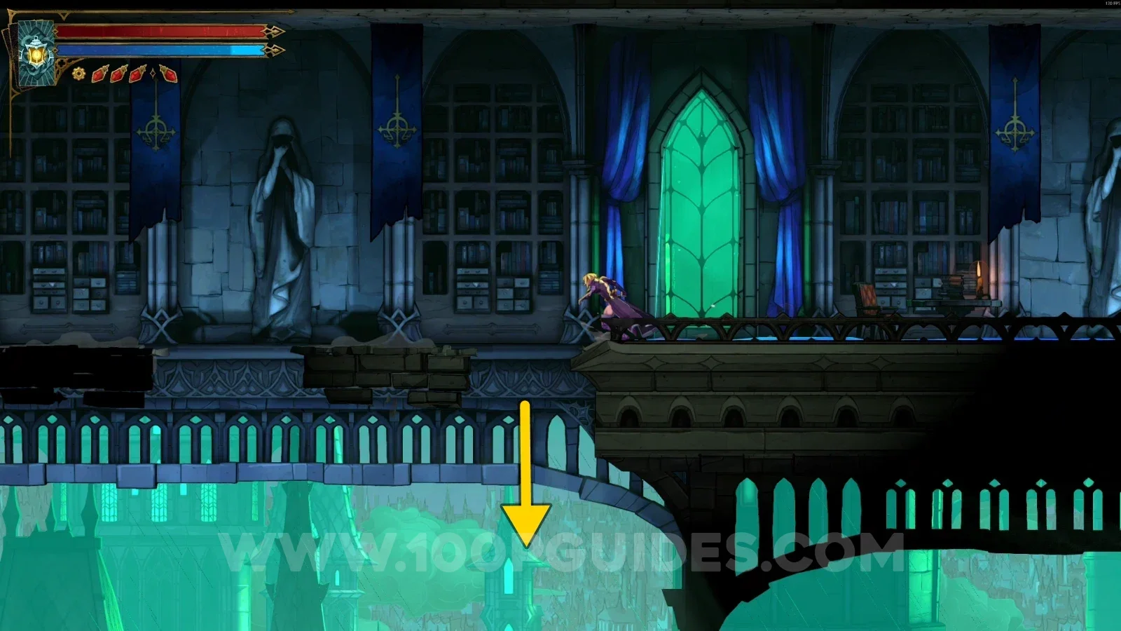 Castlevania Belmonts Curse Alucard's Tower: jumping off the bridge that leads to the tower