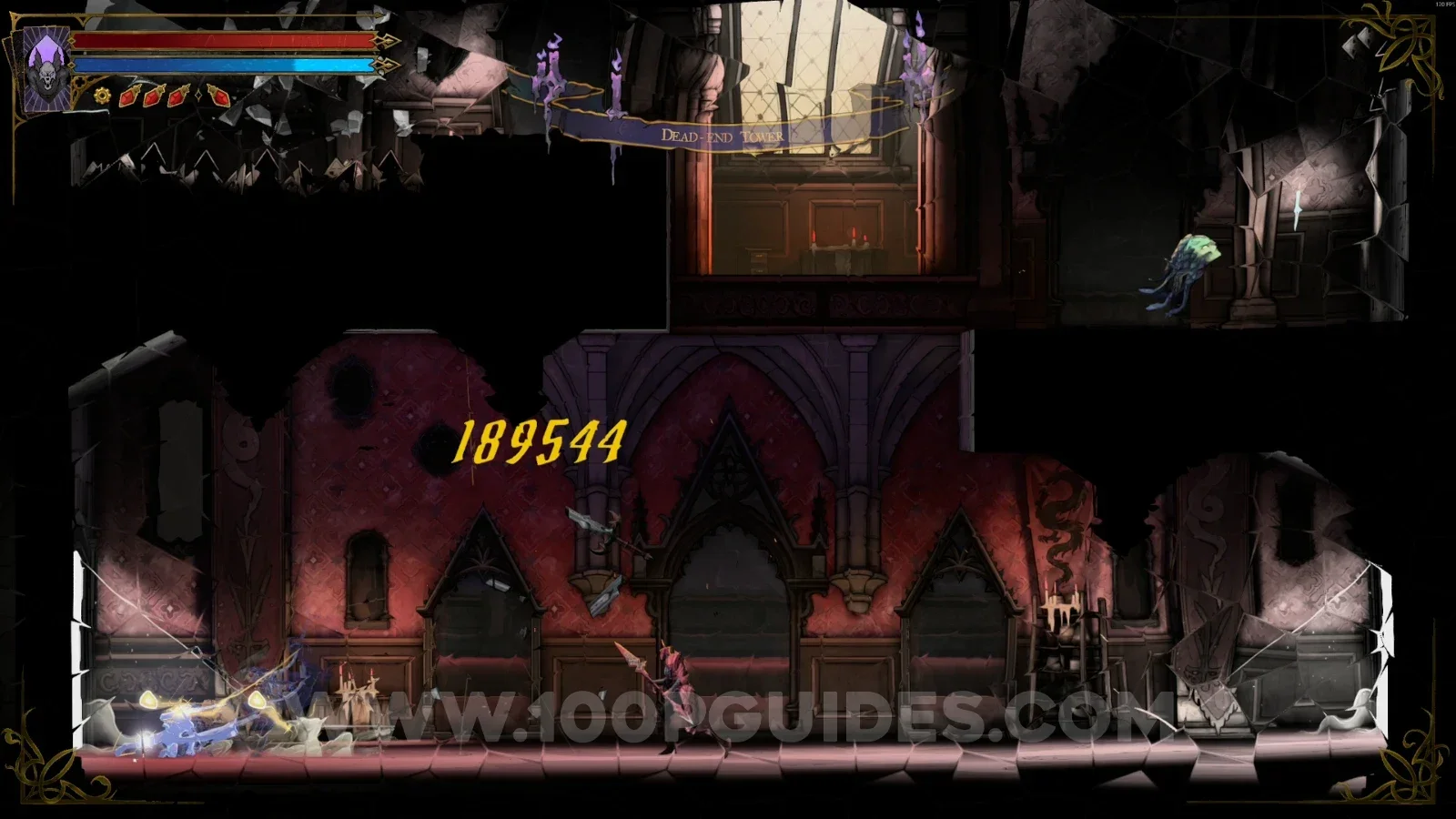 Castlevania Belmonts Curse Hall of Mirrors: going through the doors on the left to the ladder and lever