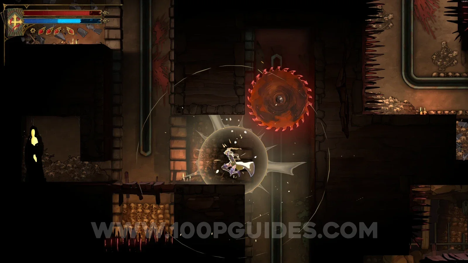 Castlevania Belmonts Curse Jaws Of Limbo: XP Statue #9 inside the secret room