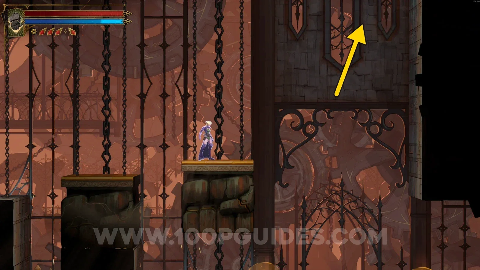 Castlevania Belmonts Curse Clock Tower: jumping right at the top and going through the door
