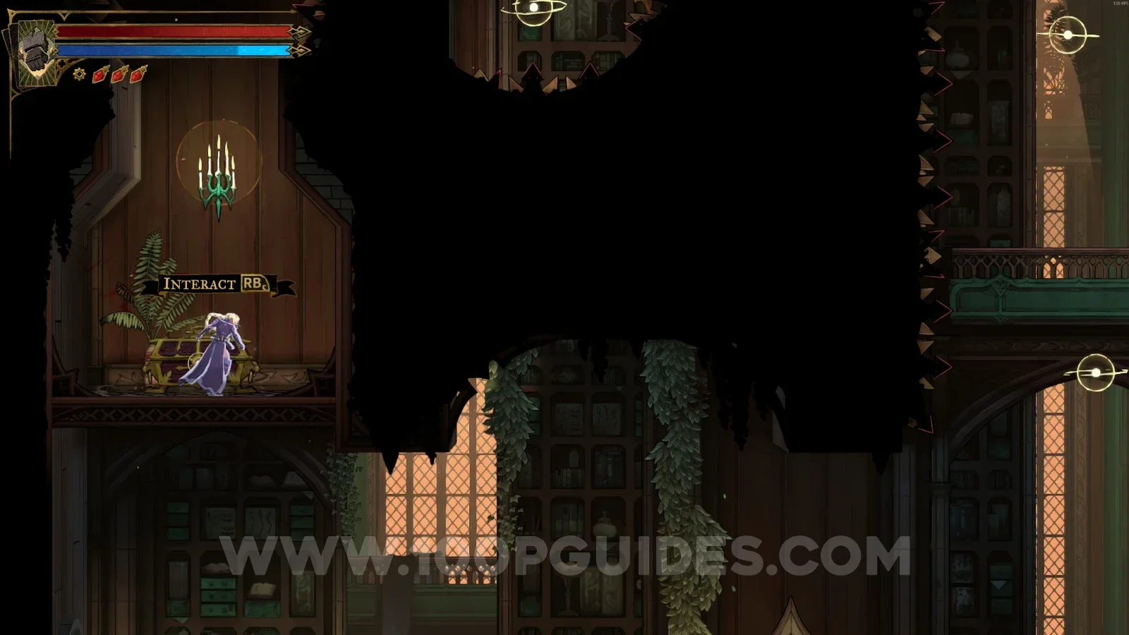 Castlevania Belmont's Curse Condemned Shelves: chest with Weapon #3 Fleuret And Tower Shield
