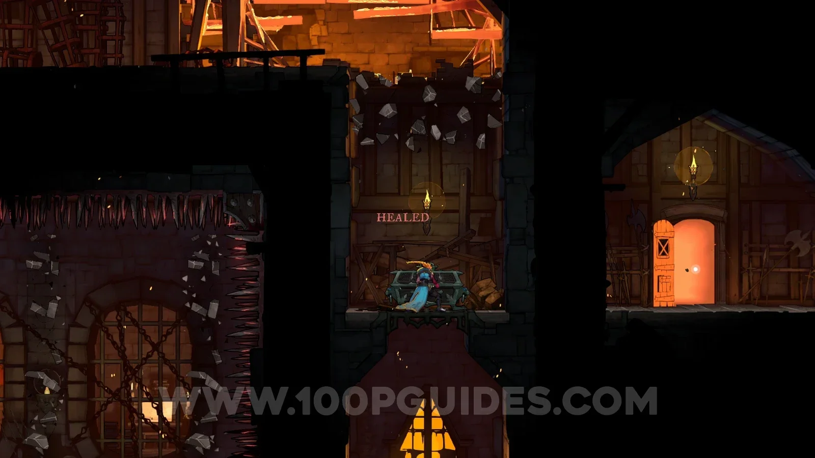 Castlevania Belmonts Curse Guard Level: the chest seen on the left after going through the door