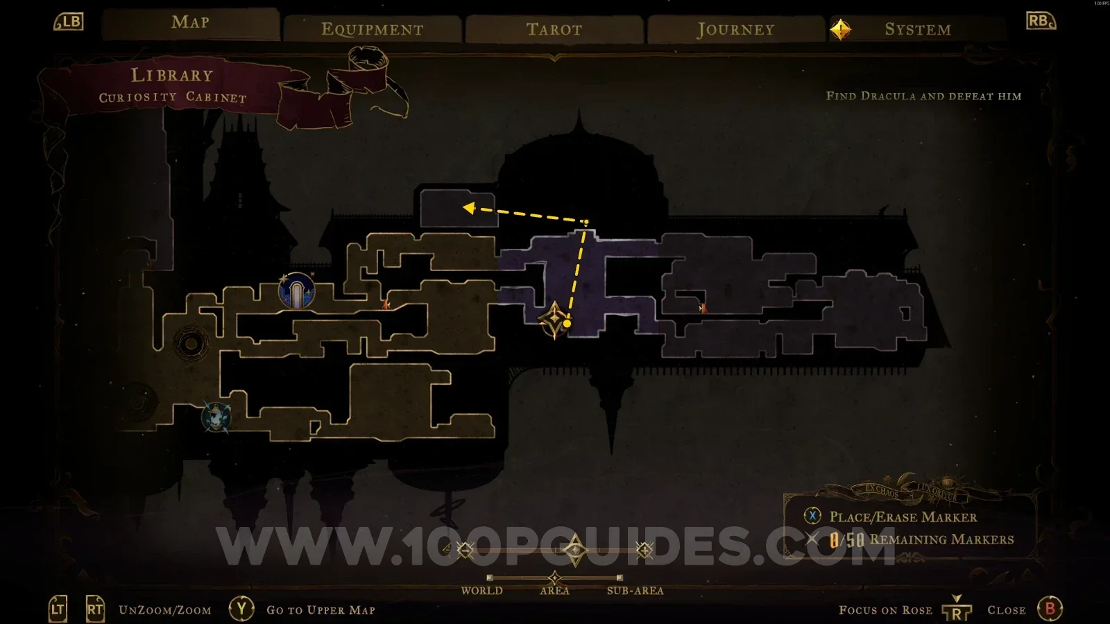 Castlevania Belmonts Curse Library: completing both patterns on the orbs for the Durandal
