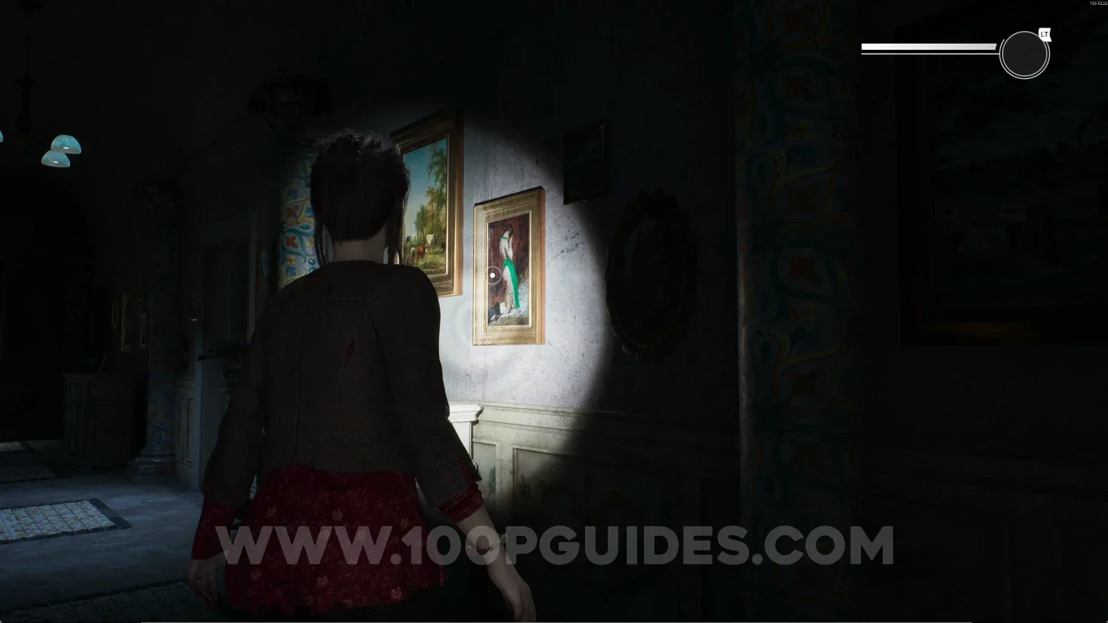 Remothered: Red Nuns Legacy Residential Wing: leaving the room toward the painting on the right