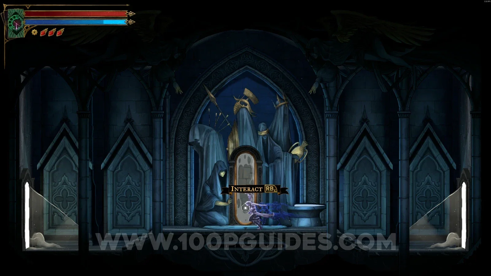 Castlevania Belmonts Curse Sanctuary Of Solitude: Mirror Of Life #1 location in the area marked on the map