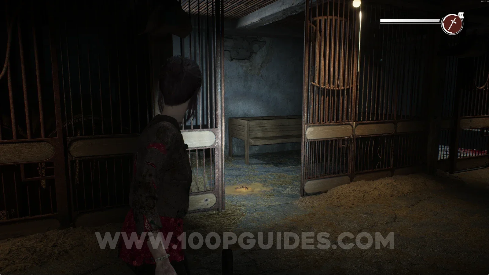 Remothered: Red Nuns Legacy Residential Wing: crawling under the bench to the other side