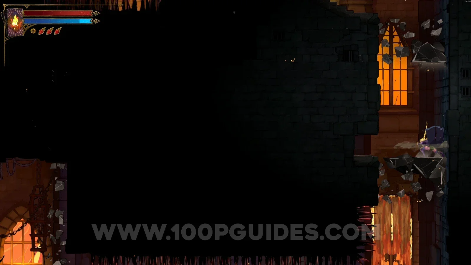 Castlevania Belmonts Curse Upper Tower: slide spot further down the same area