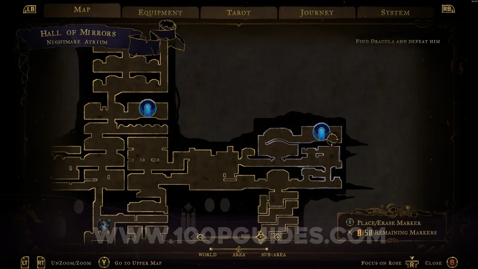Castlevania Belmonts Curse Hall Of Mirrors: the Nightmare Atrium, where Mirror Of Life #24 is found