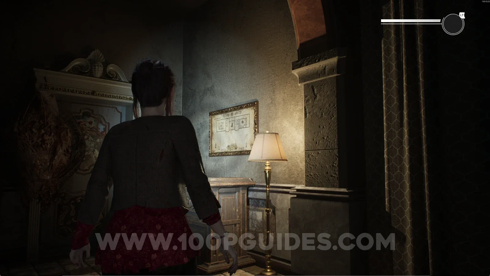 Remothered: Red Nuns Legacy: the stairs next to the Faust Pamphlet dresser