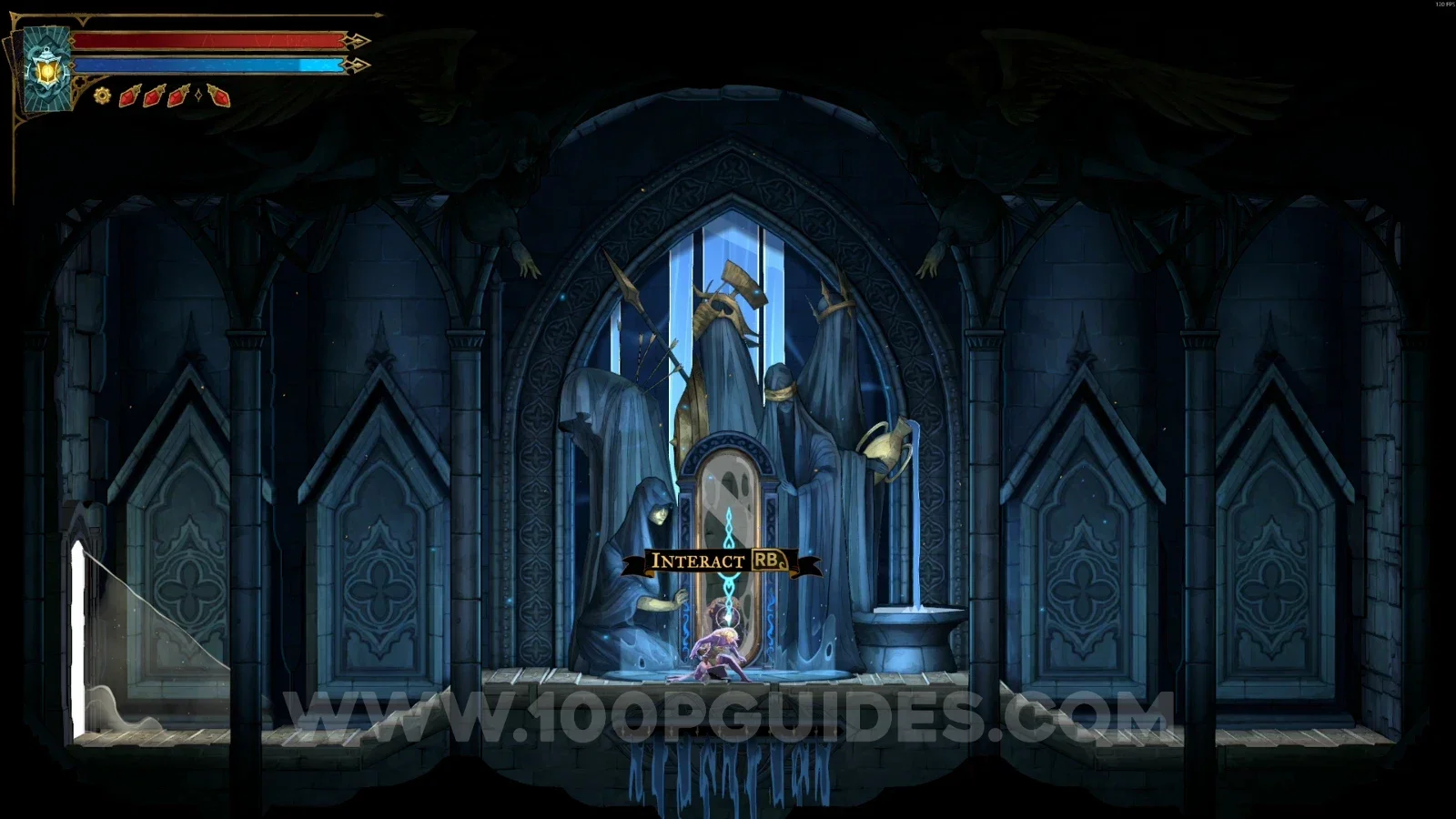 Castlevania Belmonts Curse Prison Tower: breaking the rune above the mirror after teleporting