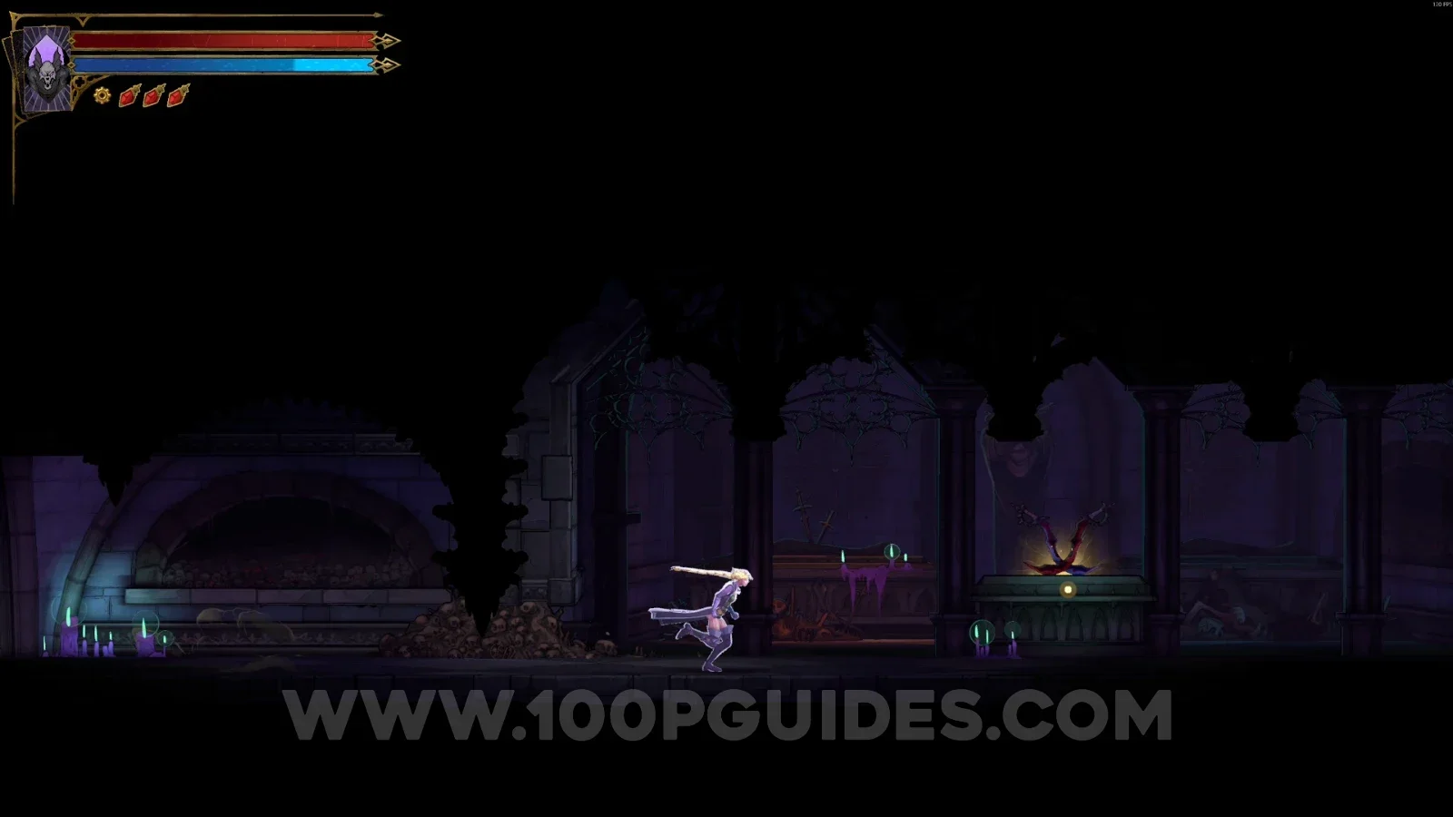 Castlevania Belmonts Curse Great Organ Room: War And Famine weapon at the end of the path