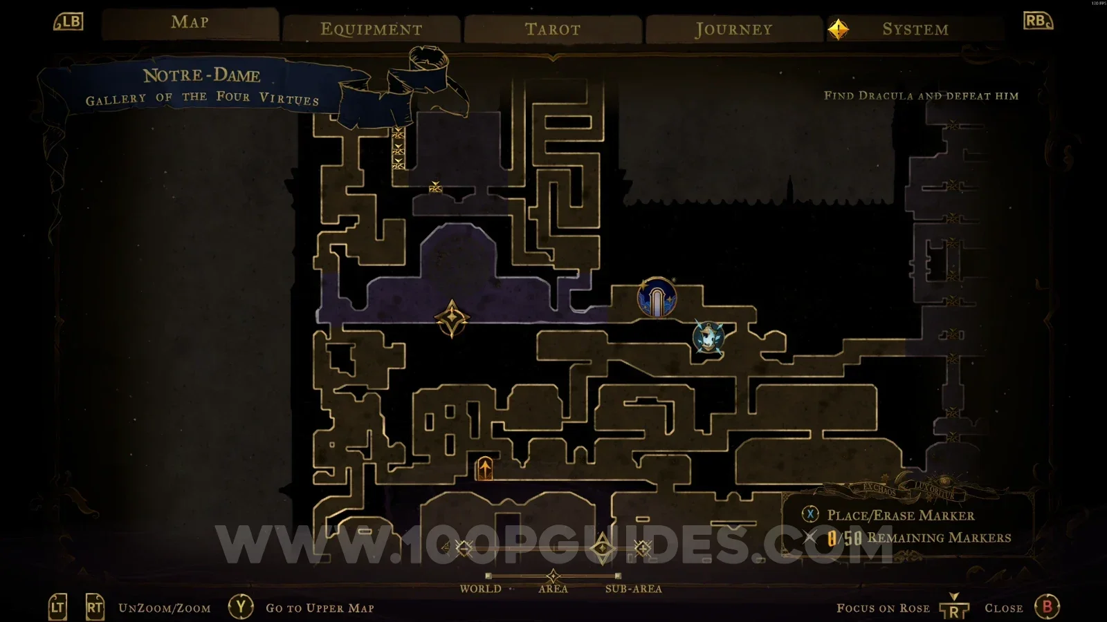 Castlevania Belmonts Curse Gallery Of The Four Virtues: the large stained glass window