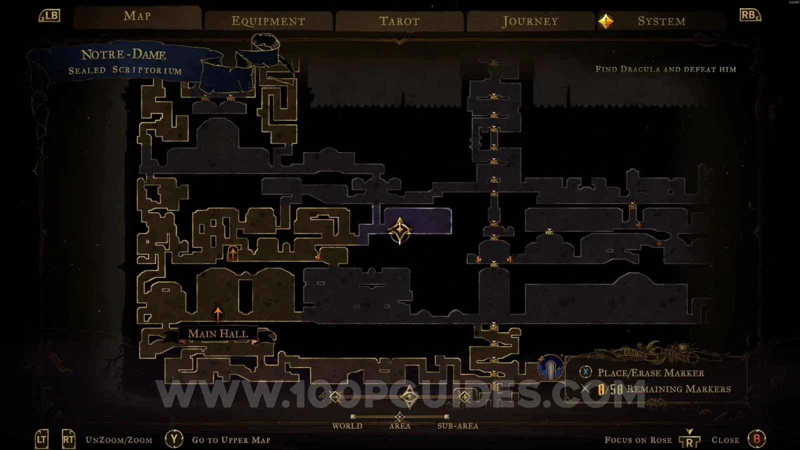 Castlevania Belmonts Curse Sealed Scriptorium: map location of The Shadow clue