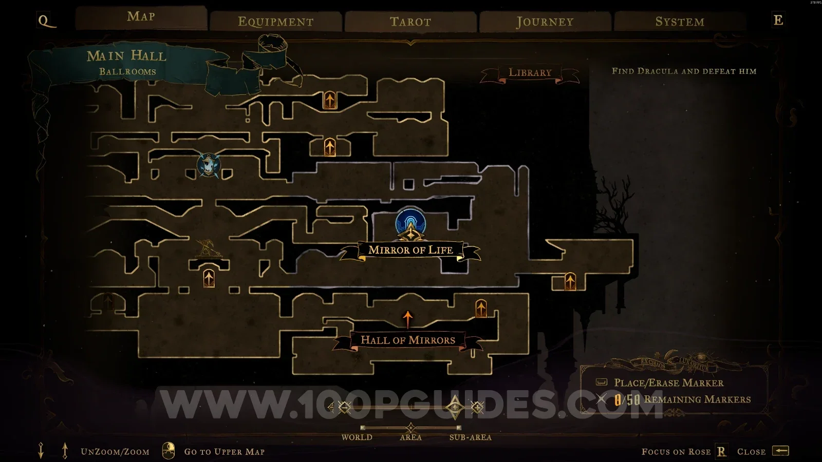 Castlevania Belmonts Curse Main Hall: the Ballrooms, where Mirror Of Life #15 is found