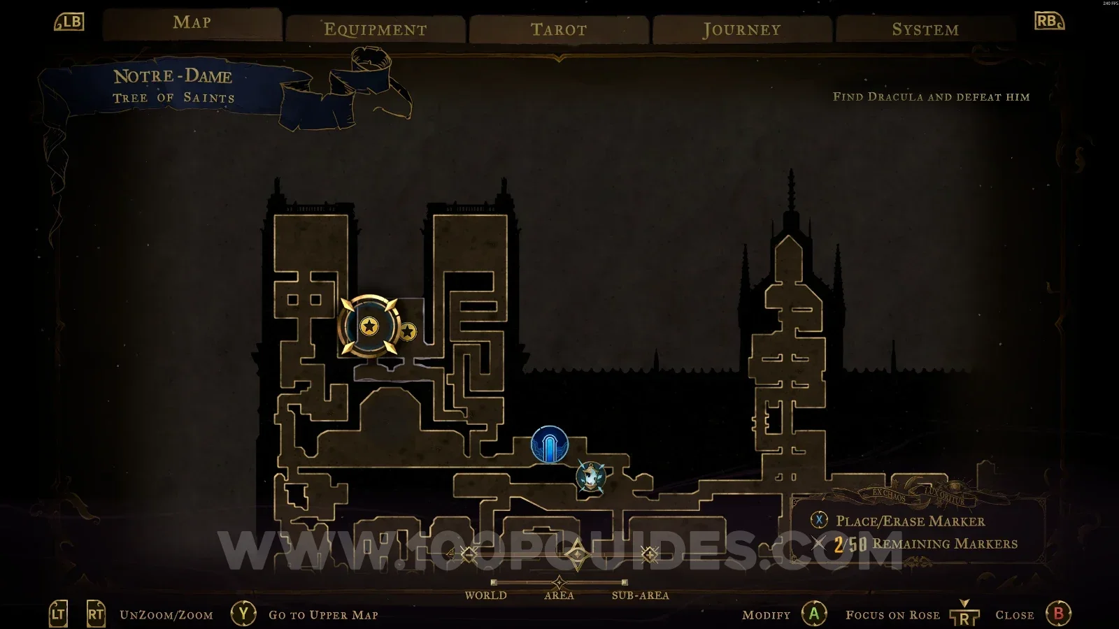 Castlevania Belmonts Curse Tree Of Saints: Blue Book #14 reached by climbing the Great Tower on the left side