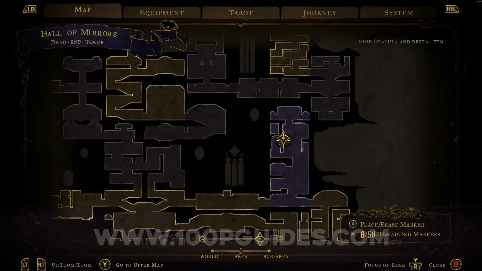 Castlevania Belmonts Curse Dead-End Tower: lever to interact with before reaching Relic #3