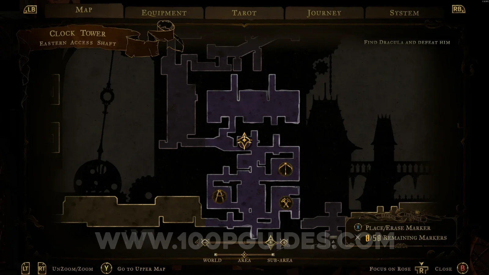 Castlevania Belmont's Curse Eastern Access Shaft: sliding on the right side to reveal a secret room