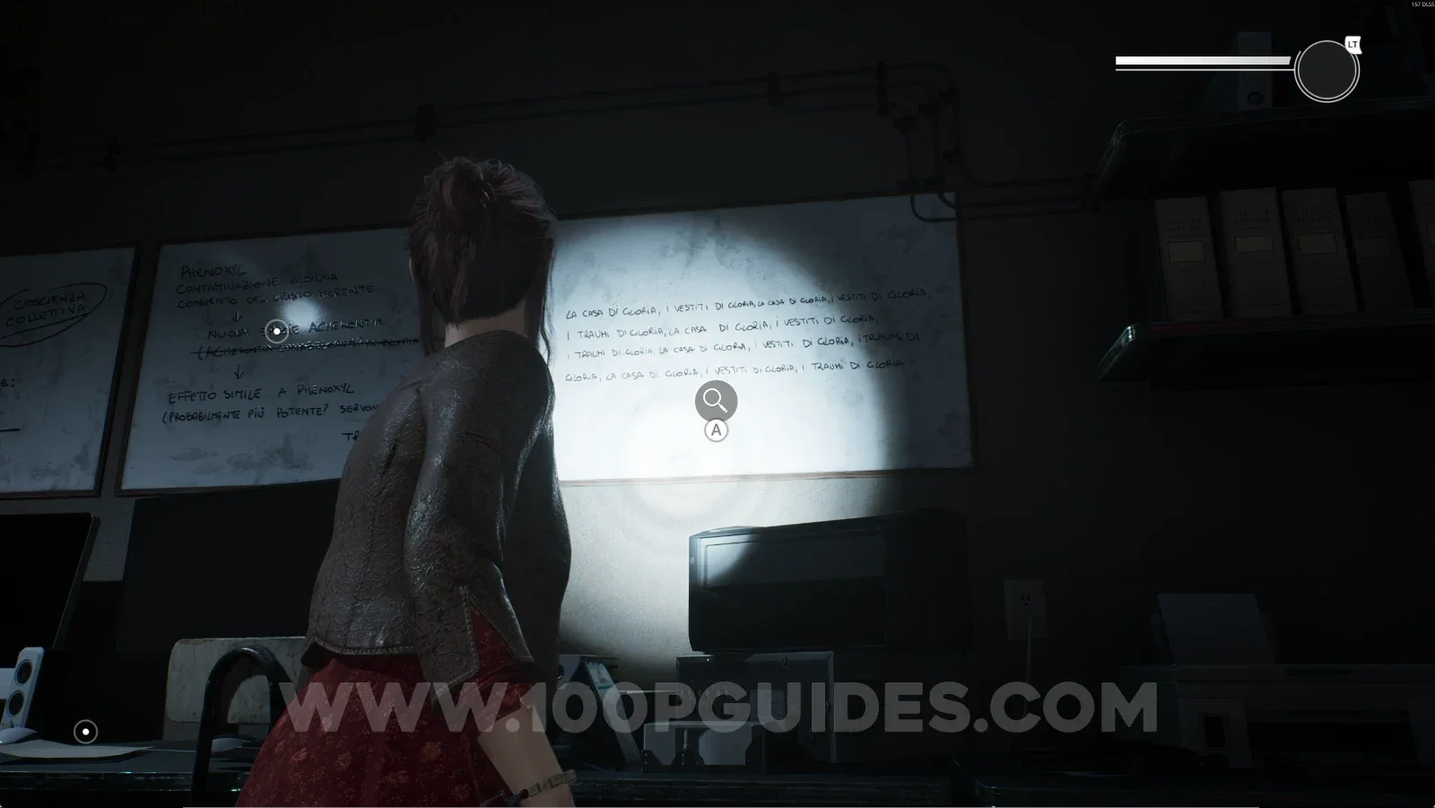 Remothered: Red Nuns Legacy: the whiteboards in the room behind the fireplace