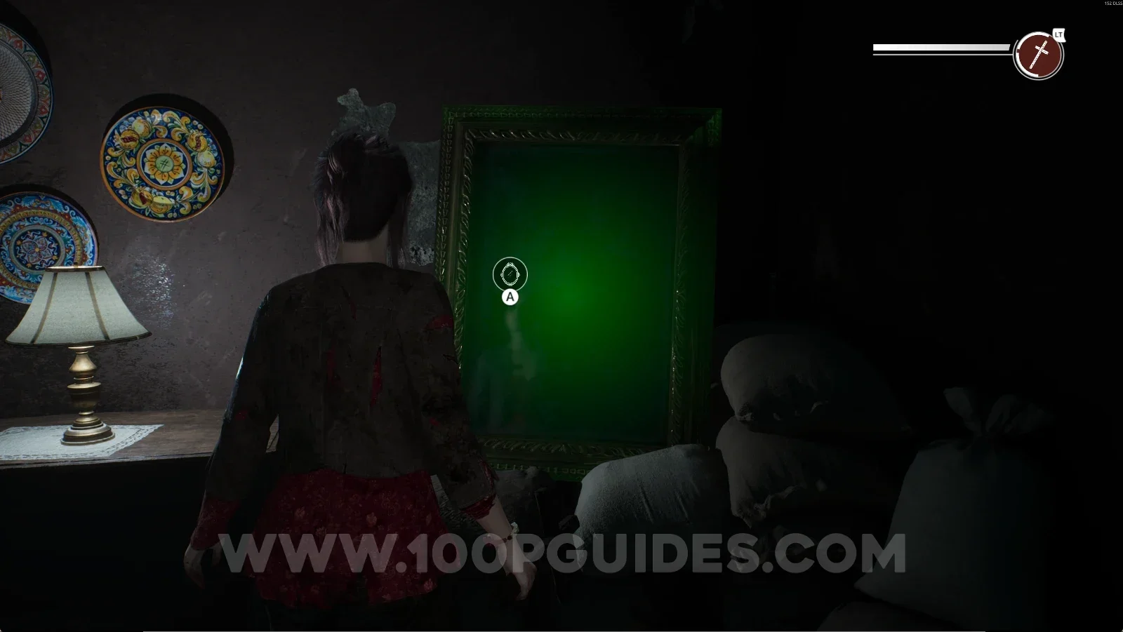 Remothered: Red Nuns Legacy kitchen: interacting with the last mirror in the chain