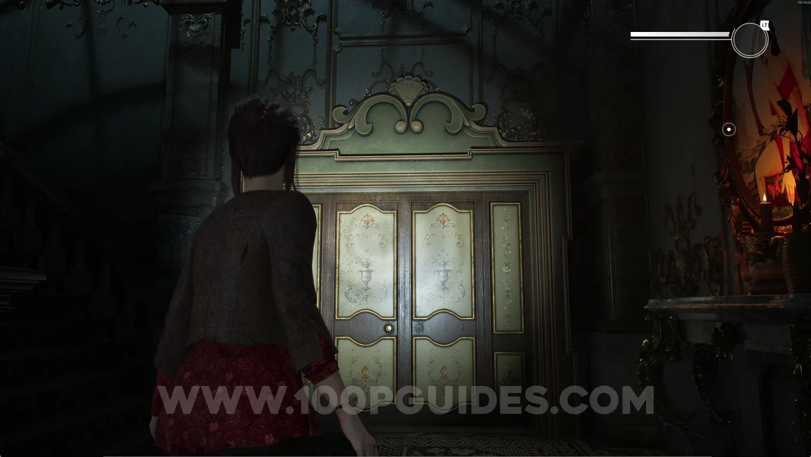 Remothered: Red Nuns Legacy: using the handle on the locked door in the Library
