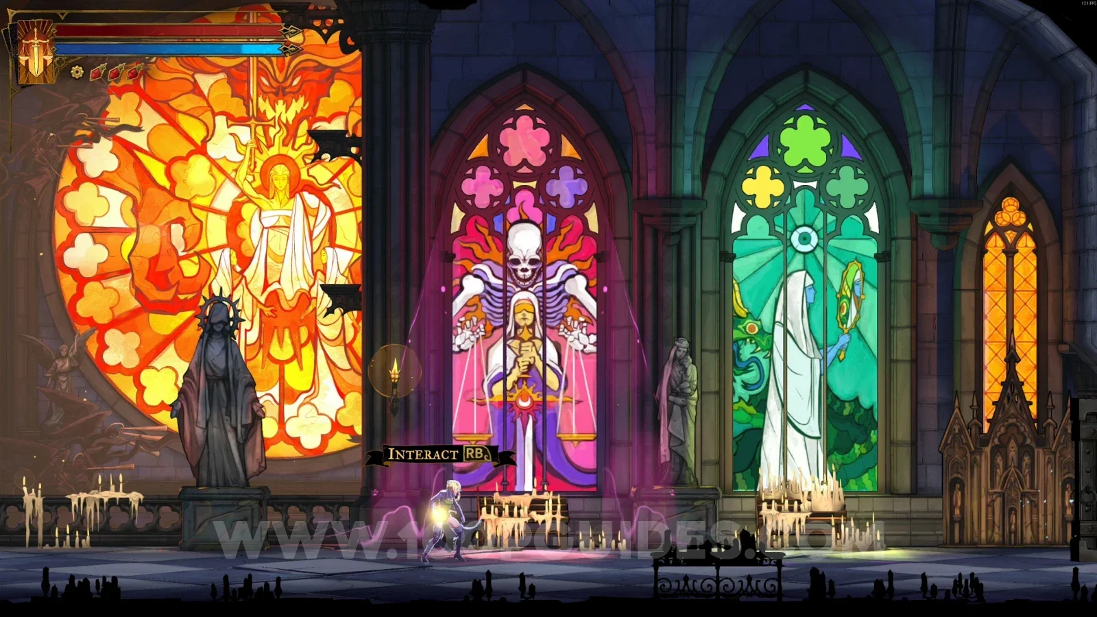 Castlevania Belmonts Curse: completing the third stained glass window challenge in Notre-Dame