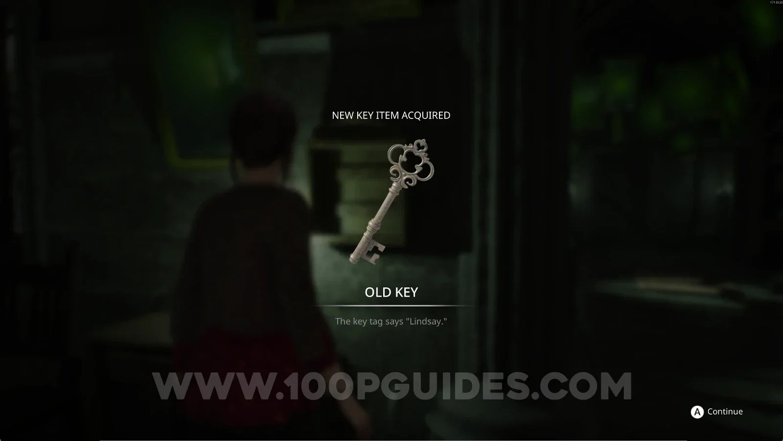 Remothered: Red Nuns Legacy: picking up the Old Key key item in the Convent