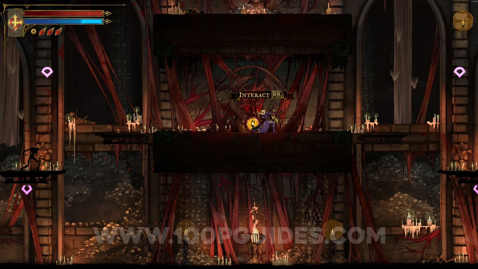 Castlevania Belmonts Curse Circle Of Greed: Relic #5 Oozing Eye in the center of the area