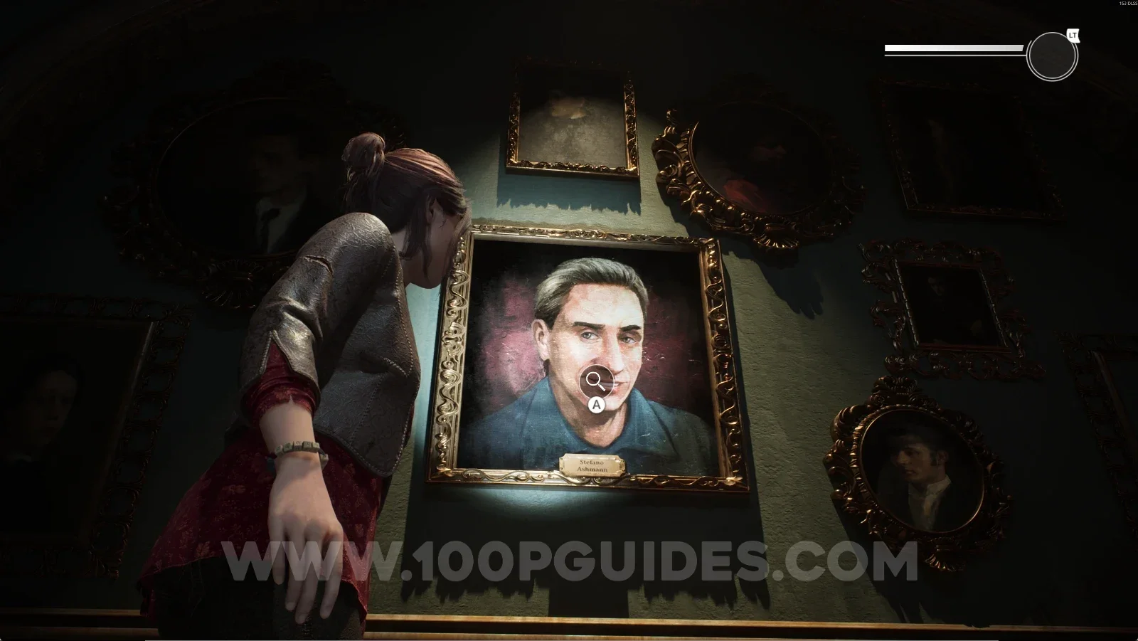 Remothered: Red Nuns Legacy Art Gallery: the Portrait Of Stefano Ashmann on the wall