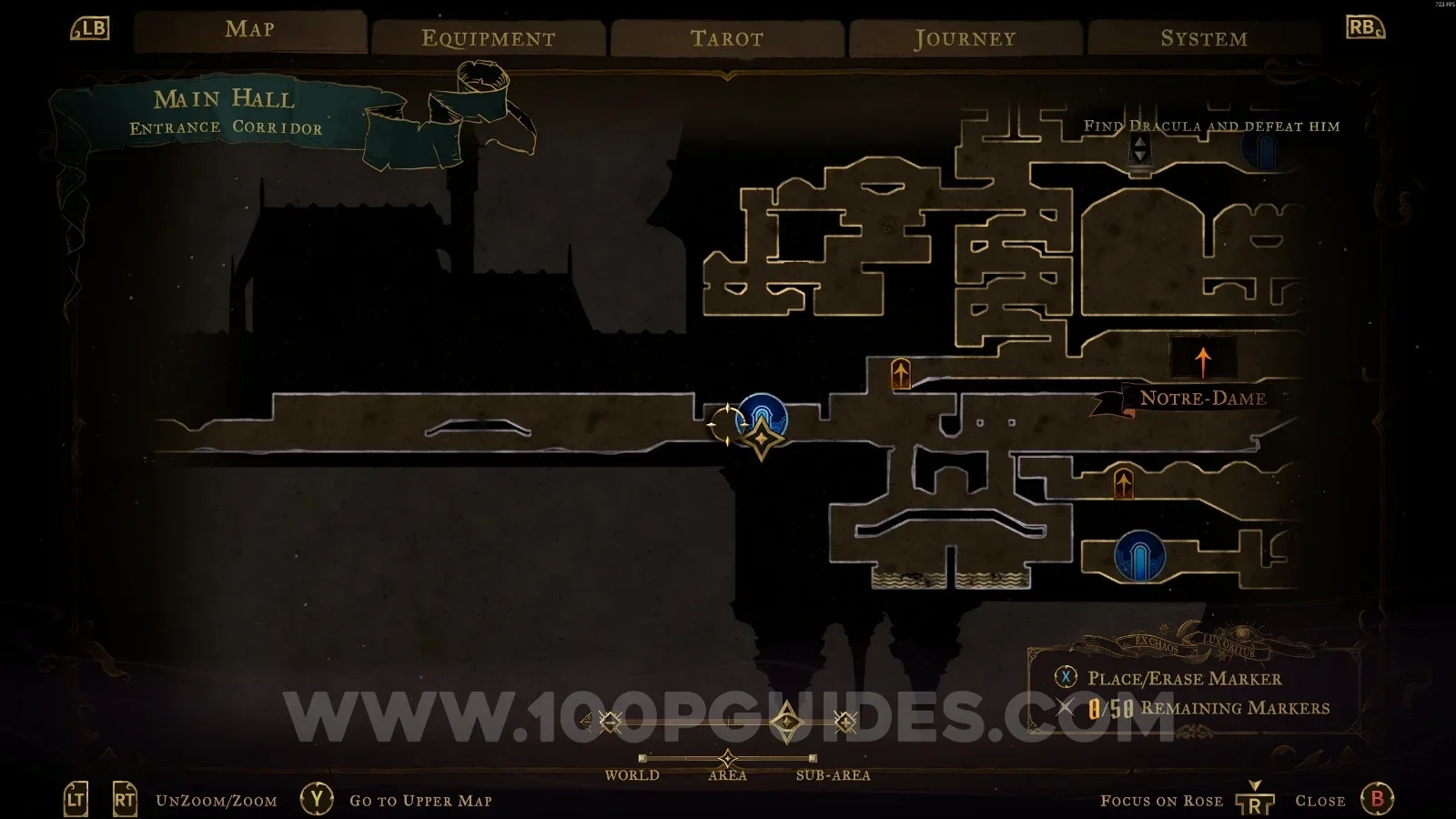 Castlevania Belmonts Curse Main Hall: the Entrance Corridor, where Mirror Of Life #12 is found
