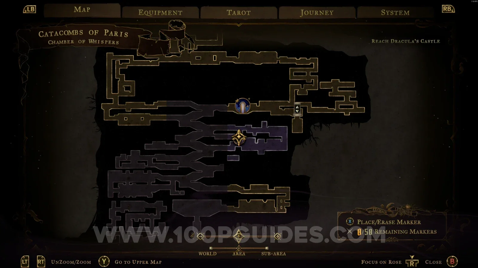 Castlevania Belmonts Curse Catacombs Of Paris: climbing the platforms in the Chamber of Whispers