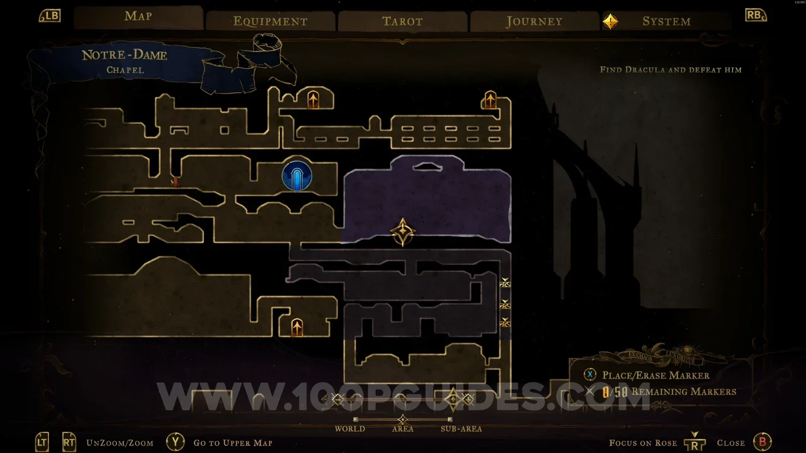 Castlevania Belmonts Curse Chapel: using the slide to reach the top of the boss area