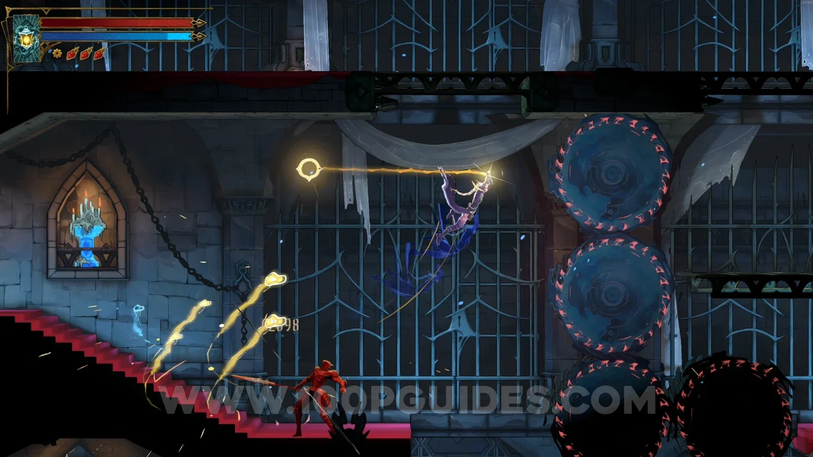 Castlevania Belmonts Curse Old Gallery: climbing higher with the Arcane Whip